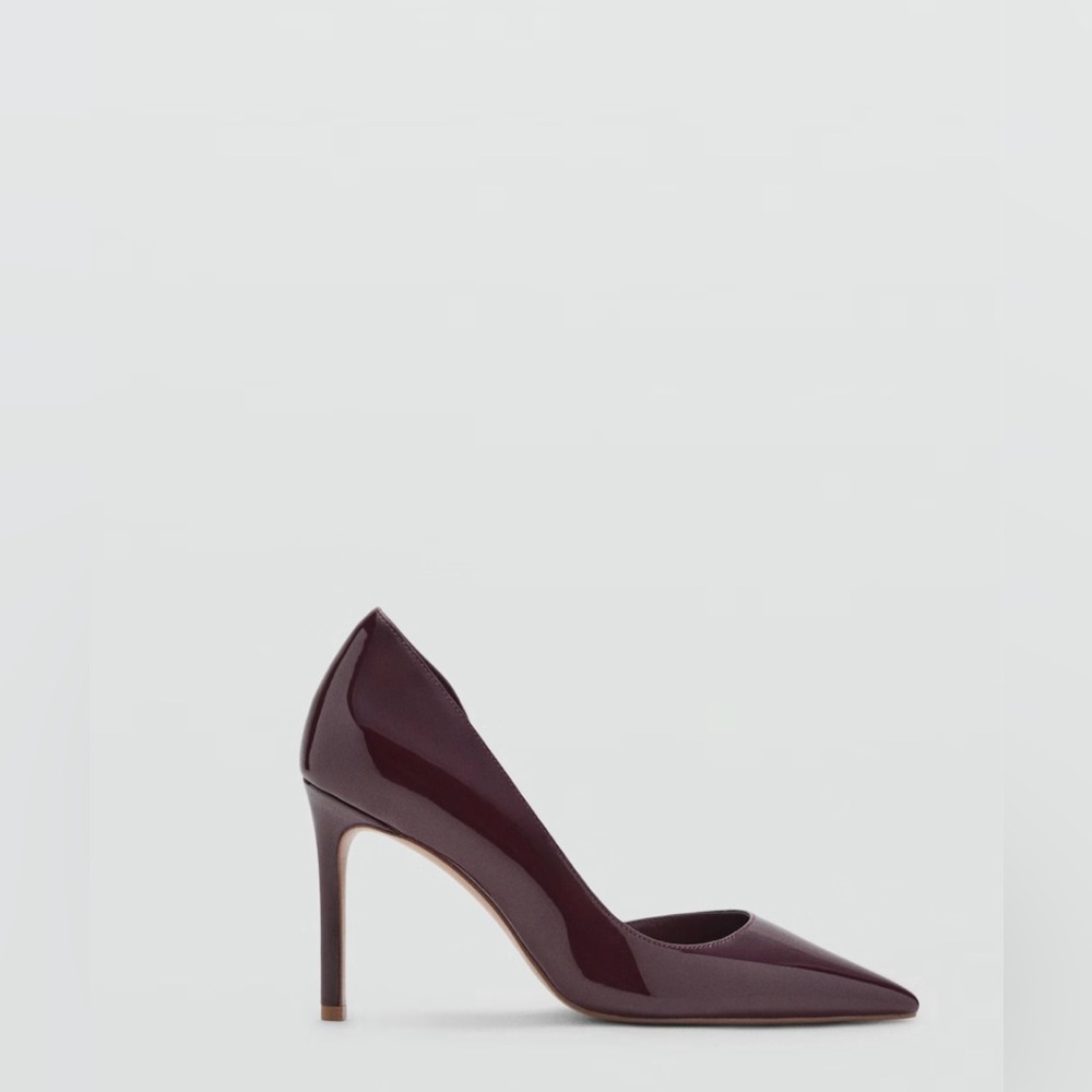 Mango Elegant Burgundy Heels. Size 9. True to Size. Comfortable.